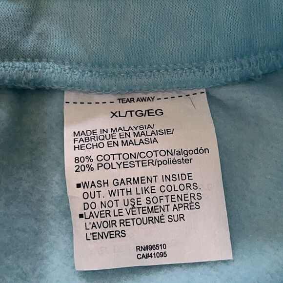 Under Armour Baby Blue Cotton Blend Loose Elastic PullOn Shorts w/ Drawstring-XL - Picture 9 of 12